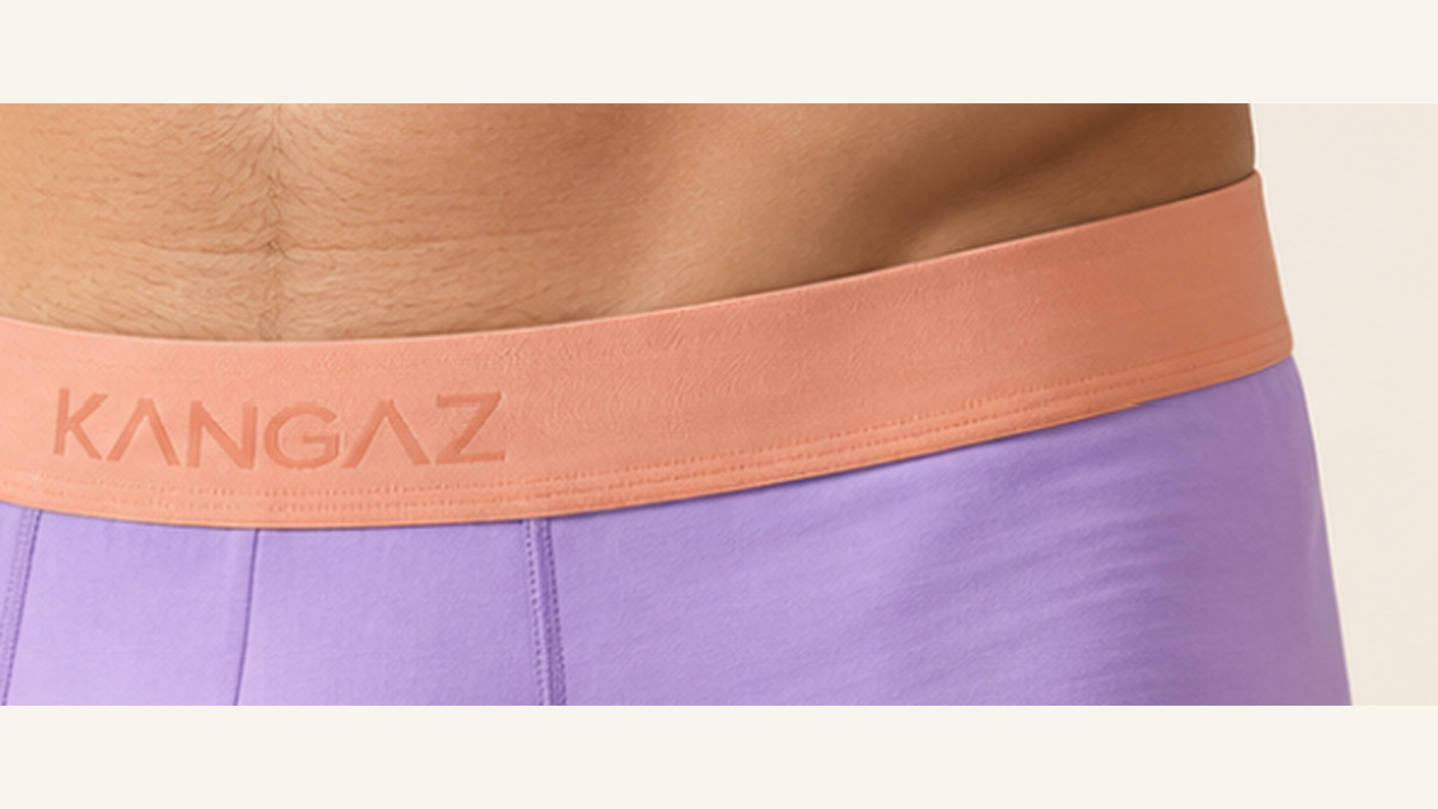 KANGAZ Bamboo Cool Violet personalisation close-up